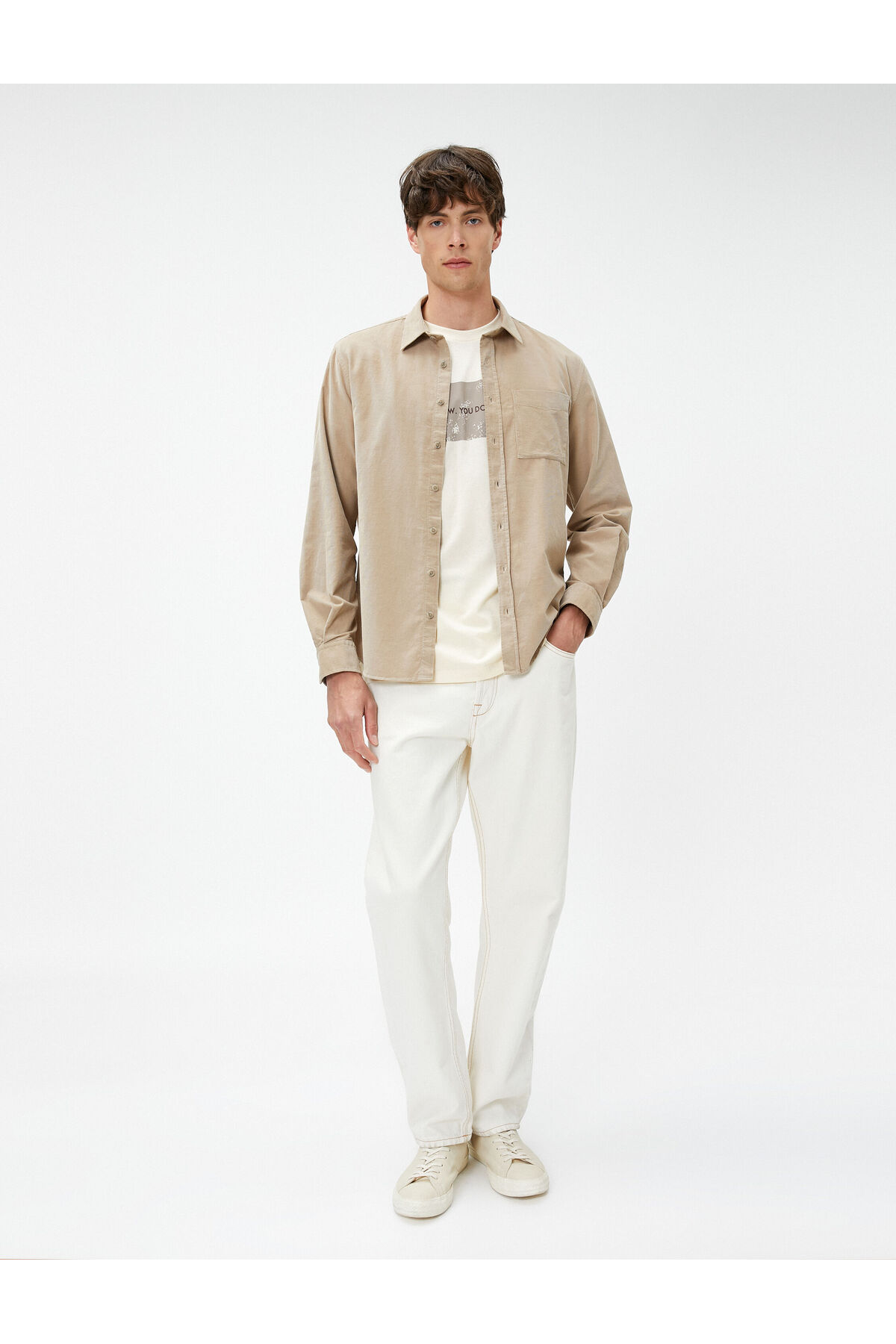 پیراهن مردانه کوتون | 4WAM60043HW Koton - Image 2