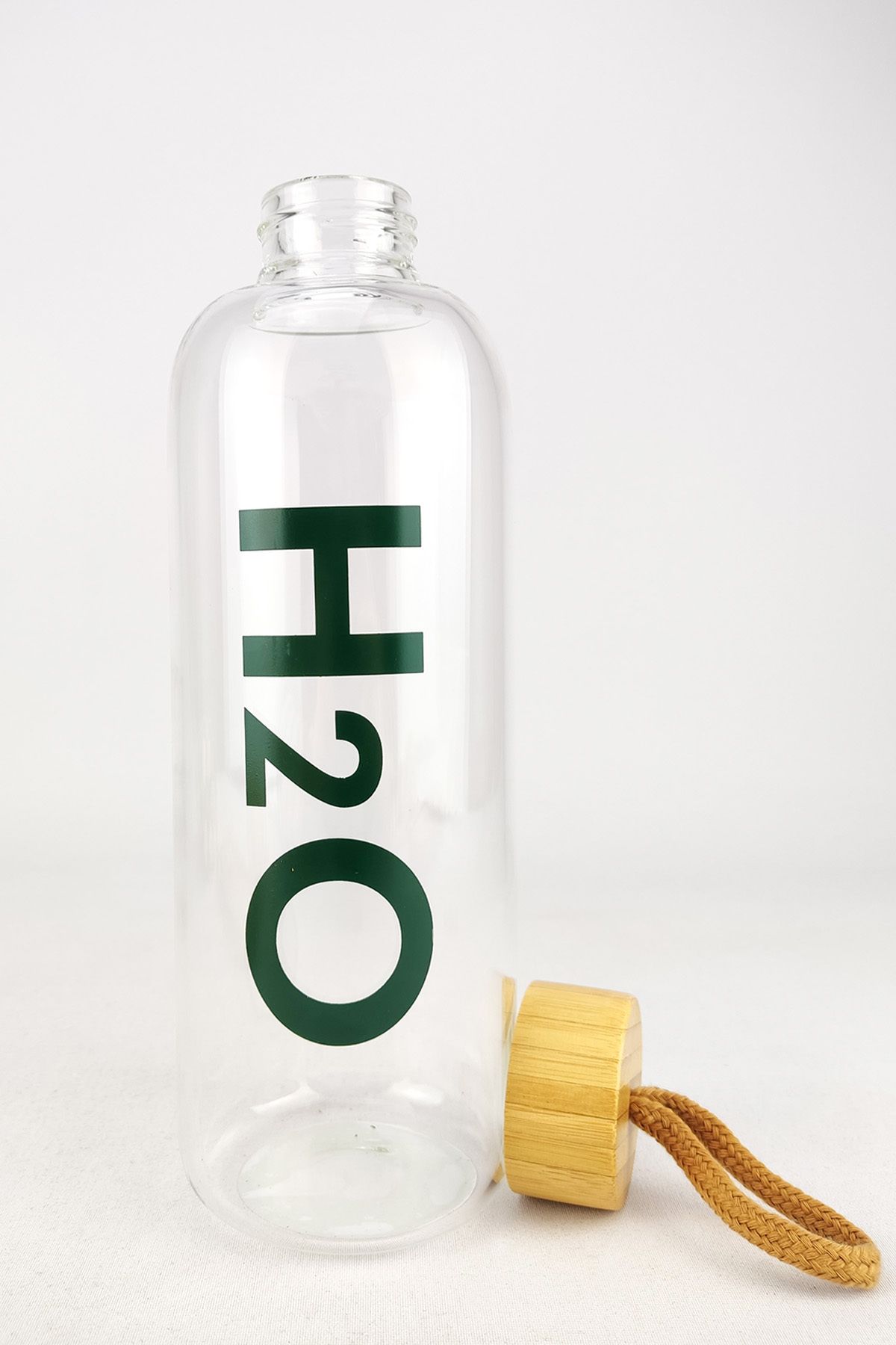 Digithome-H2o Glass Flask with Bamboo Lid 1000 ml - H2o75372 C1-1-18 4
