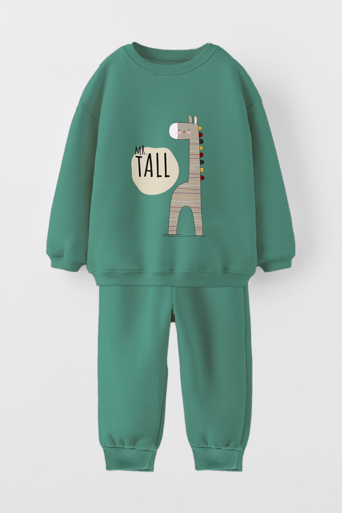 Спортивный костюм для бега с двумя веревочными карманами hepbaby Green Giraffe HB77107