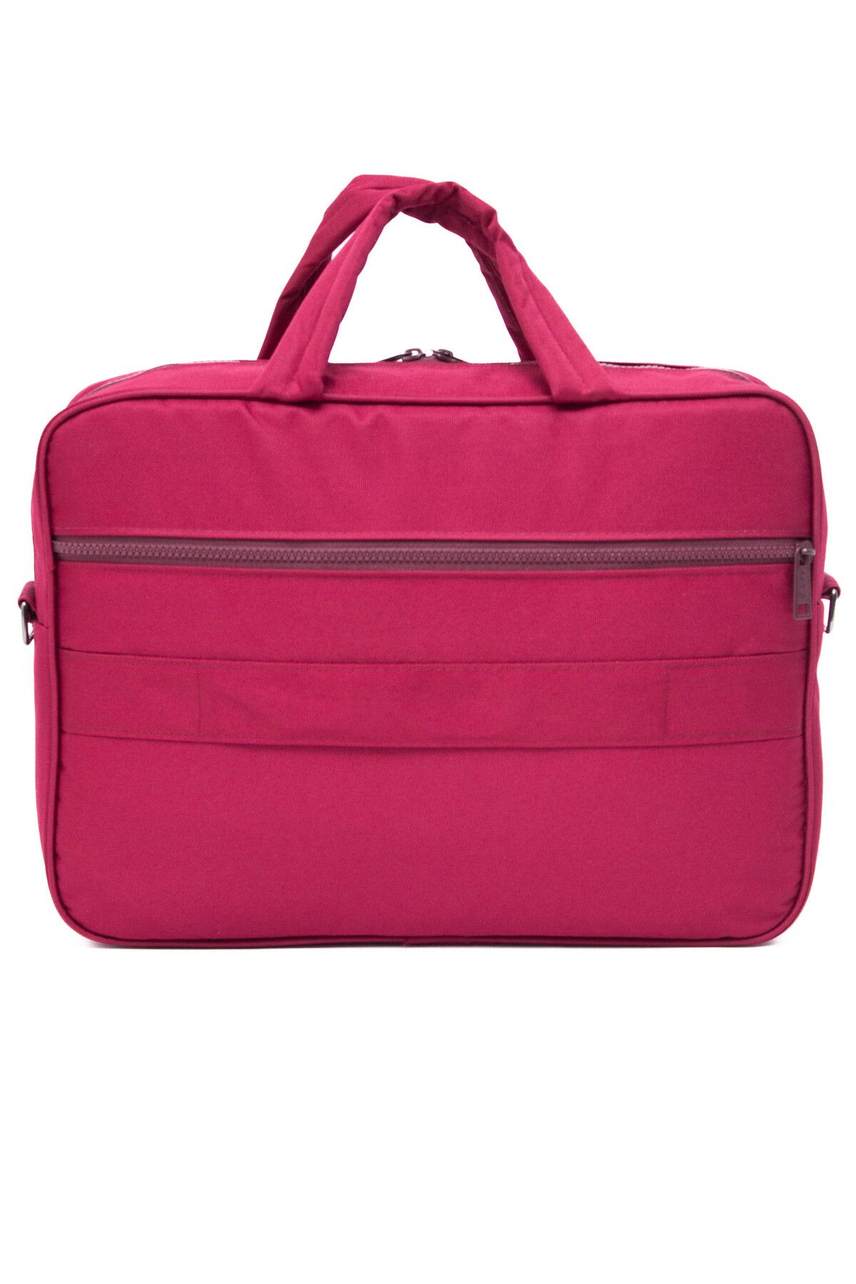 KAFF-Claret Red Unisex 15.6'' Water and Shock Resistant Functional Computer Briefcase with Inner Compartment 6