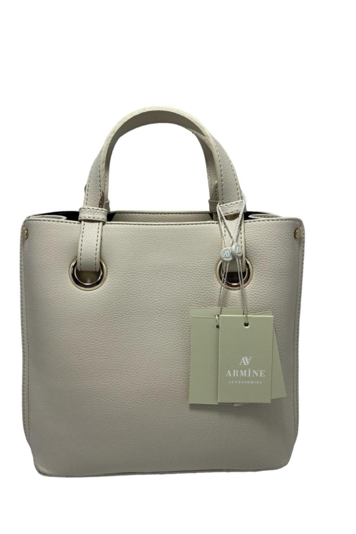 Armine-247 Skin Hand & Shoulder Bag SCR247 cream 3