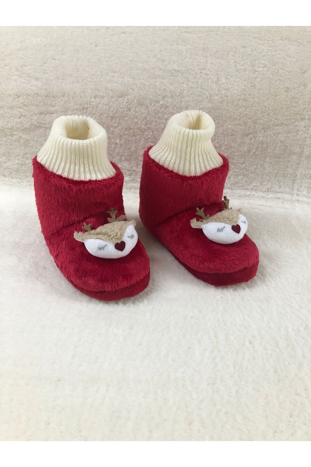 Esco Sesa Red Girl s Slippers Home Boots Non Slip Sole Trendyol