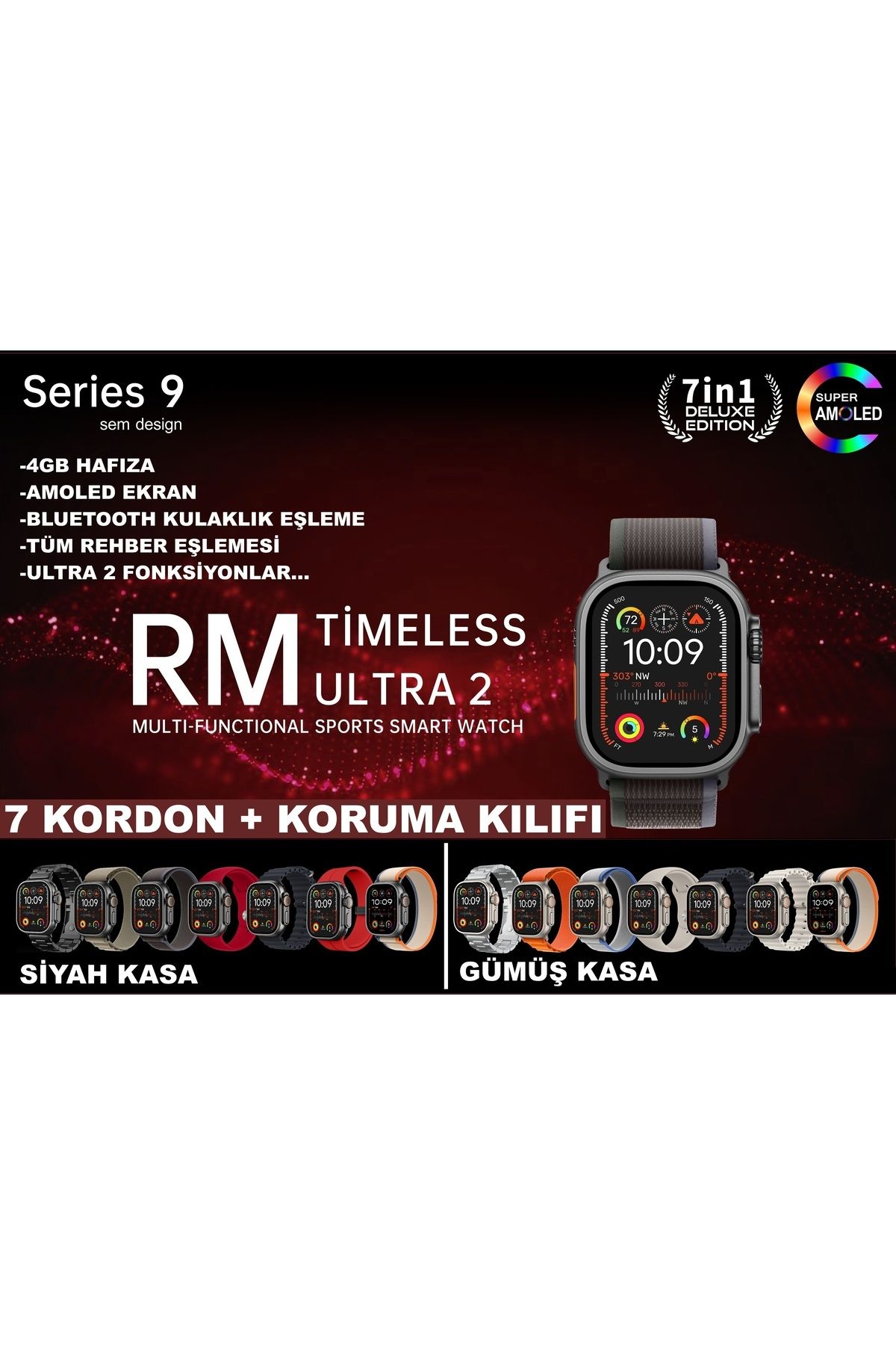 Timeless Ultra 2 Erkek Akıllı Saat