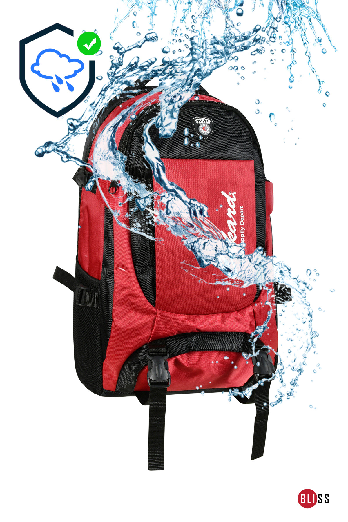 کوله پشتی زنانه قرمز Bliss | bls906 اورجینال - تصویر 5