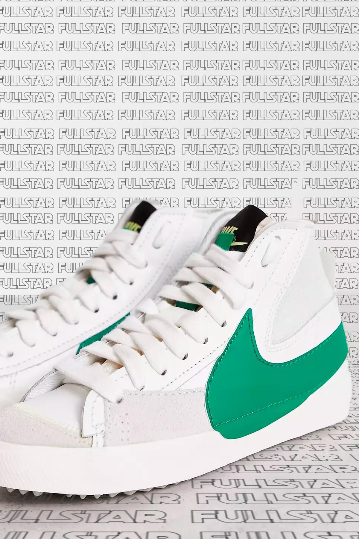 Blazer high white leather hot sale