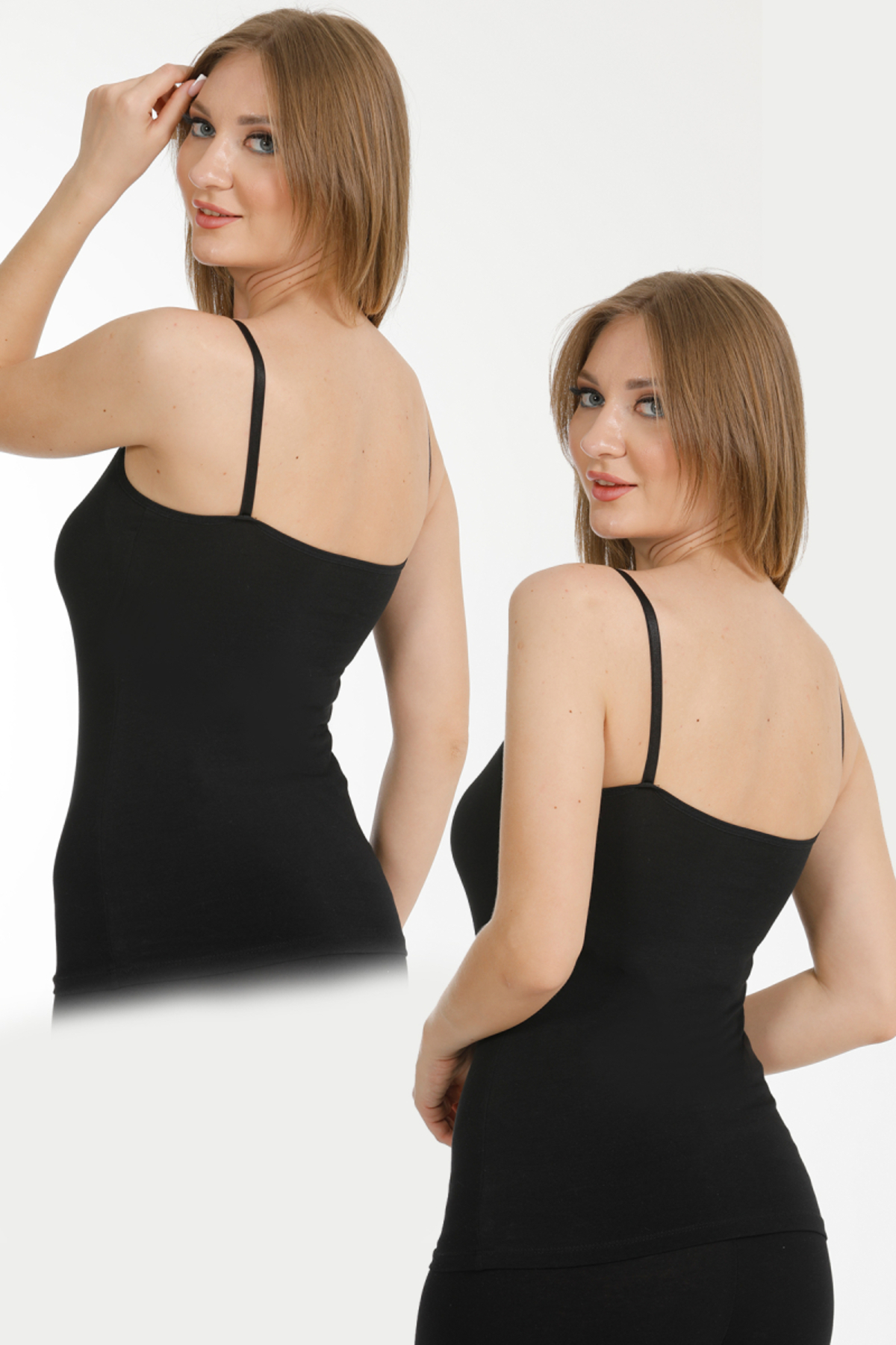 par lingerie pl 2Lİ EMZİRME Hamile   ATLETİ SİYAH-SİYAH fotoğrafı 3 (önizleme)