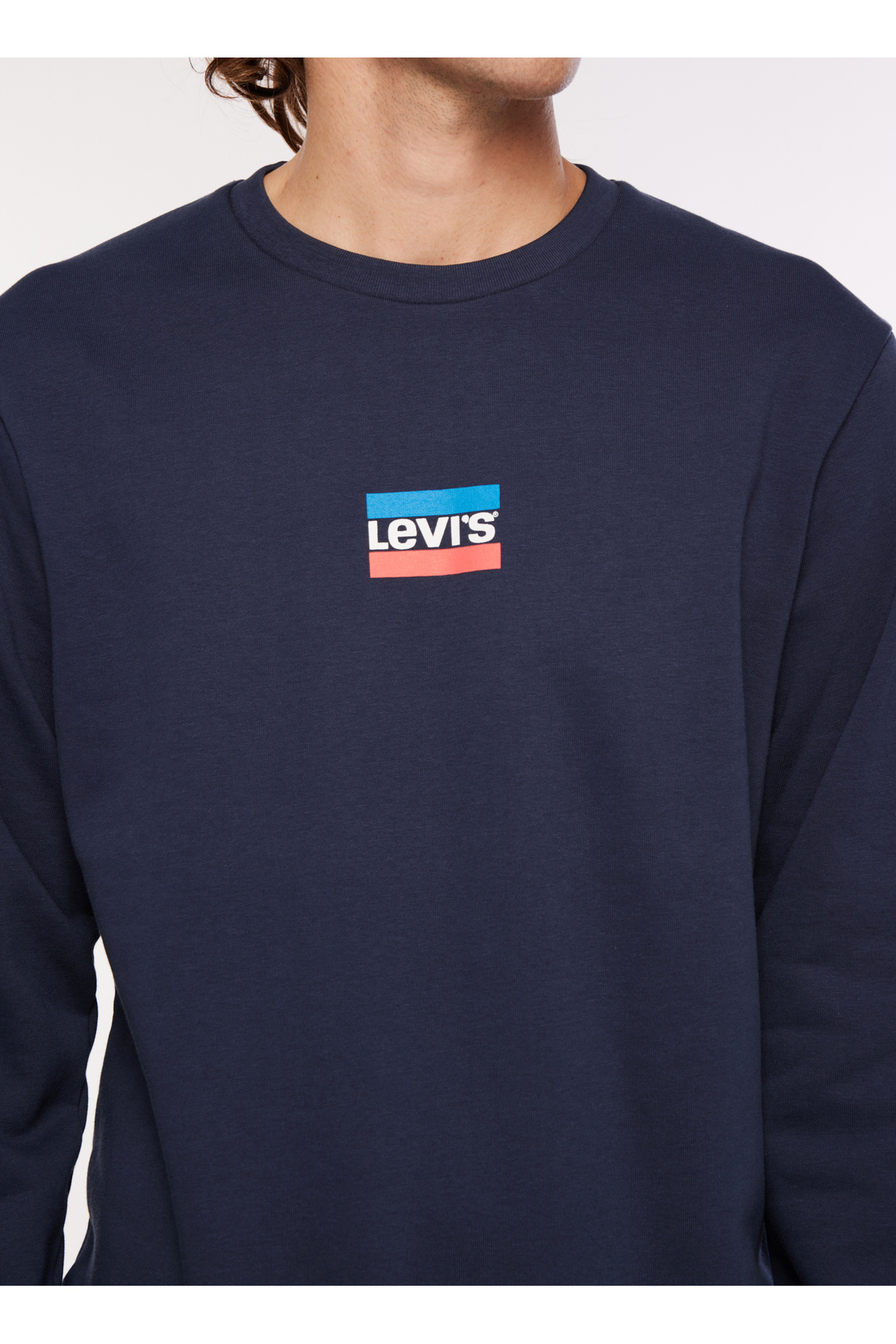 سویشرت لیوایز مردانه  آبی  طرح دار Narrow / اسلیم فیت    Regular/رگولار  | Levi's 5003052626 TR - تصویر 4
