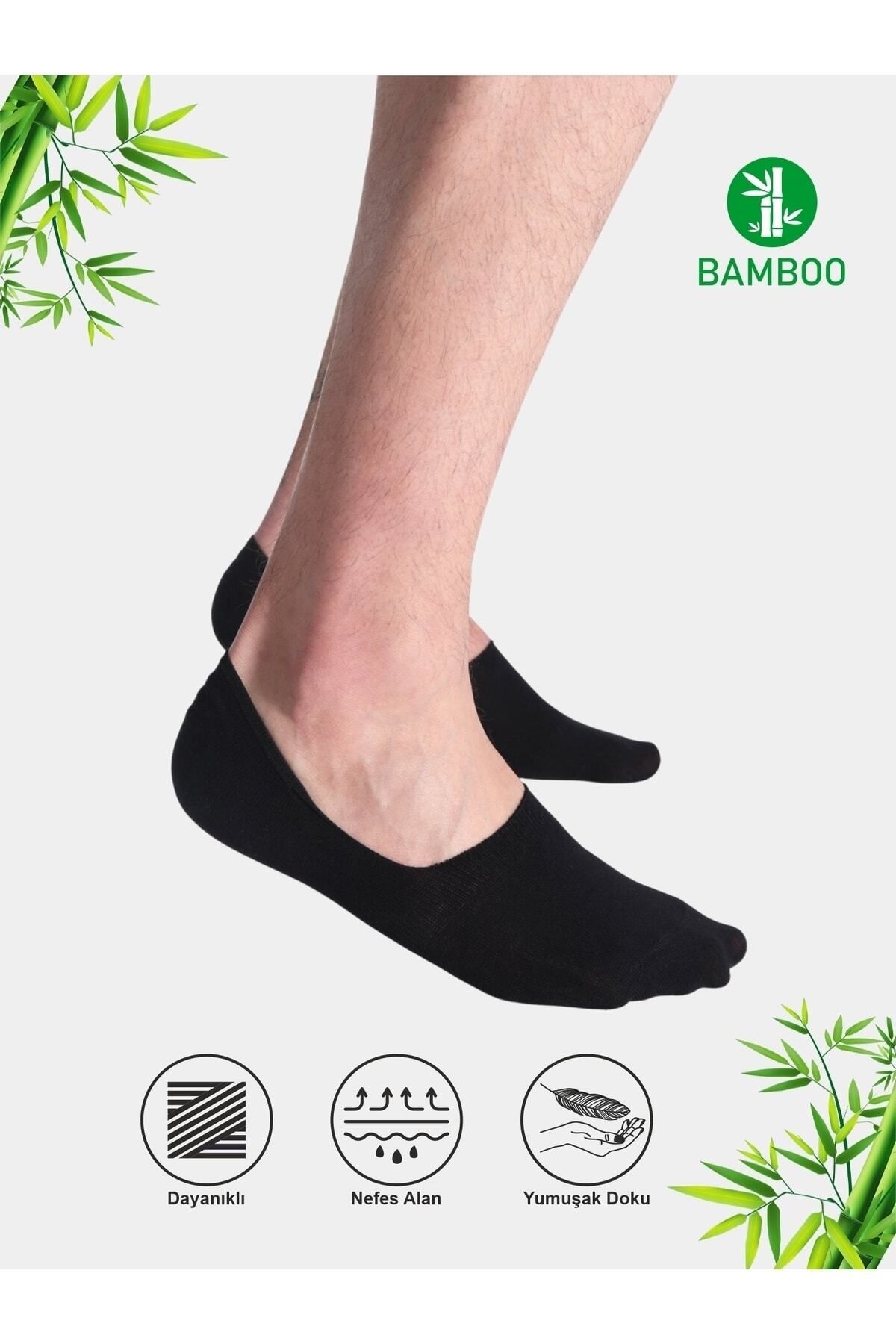 Bamboo Ballet No-Show Socks - Black