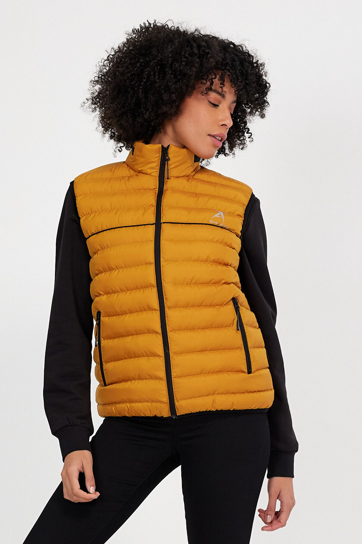 Mustard yellow hotsell puffer vest