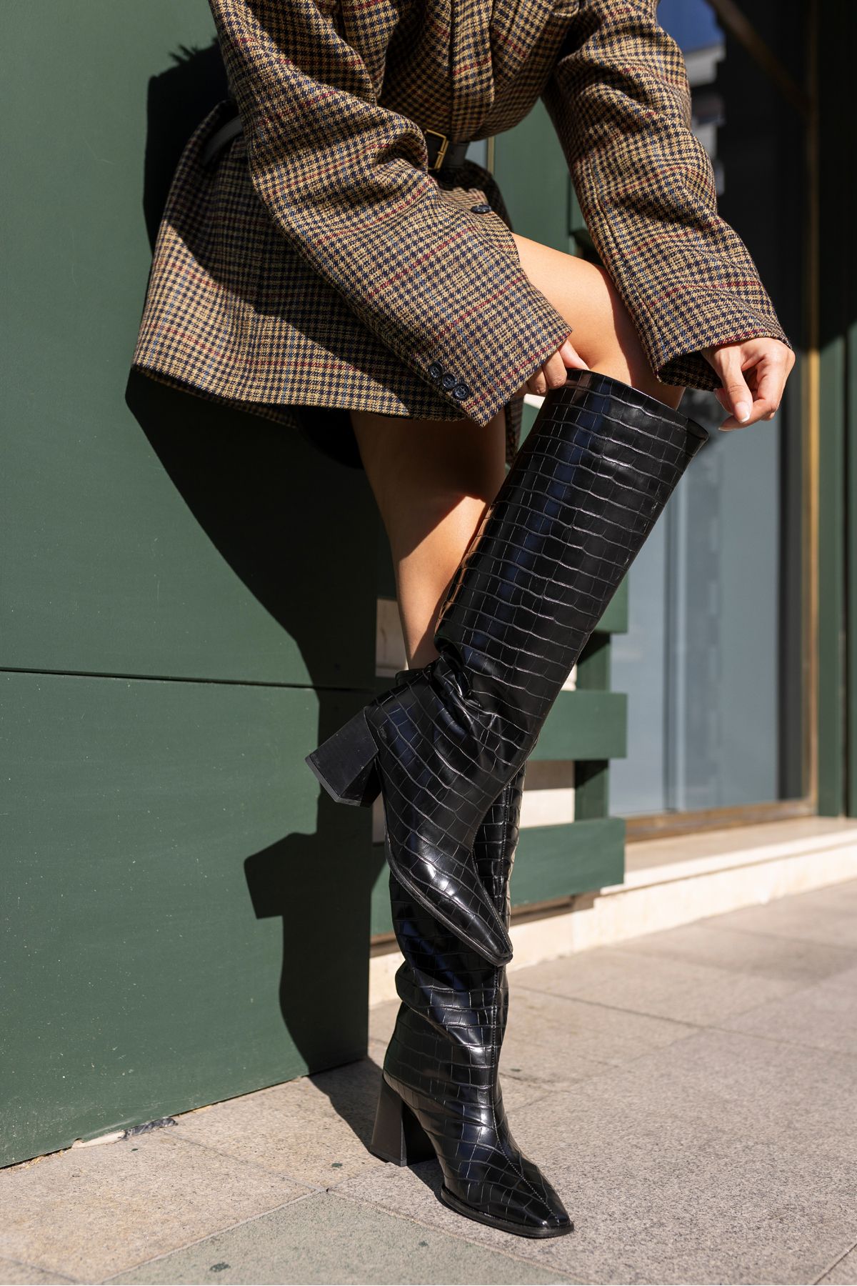 Jones knee high boots discount