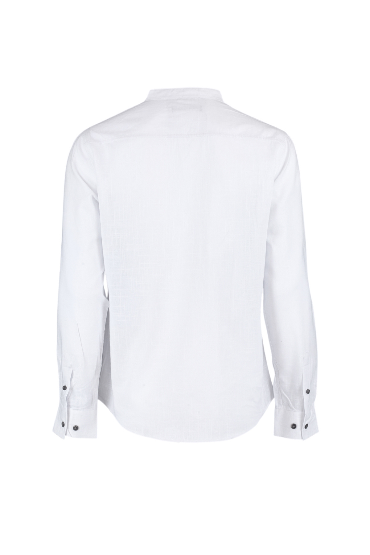 Trendyol Collection-Fehér Slim Fit nyakörvű ing - 100% pamut TMNSS20GO0097 8