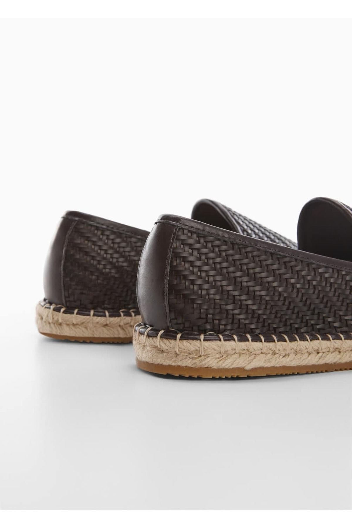 MANGO Man-Knitted Patterned Jute Espadrille 6