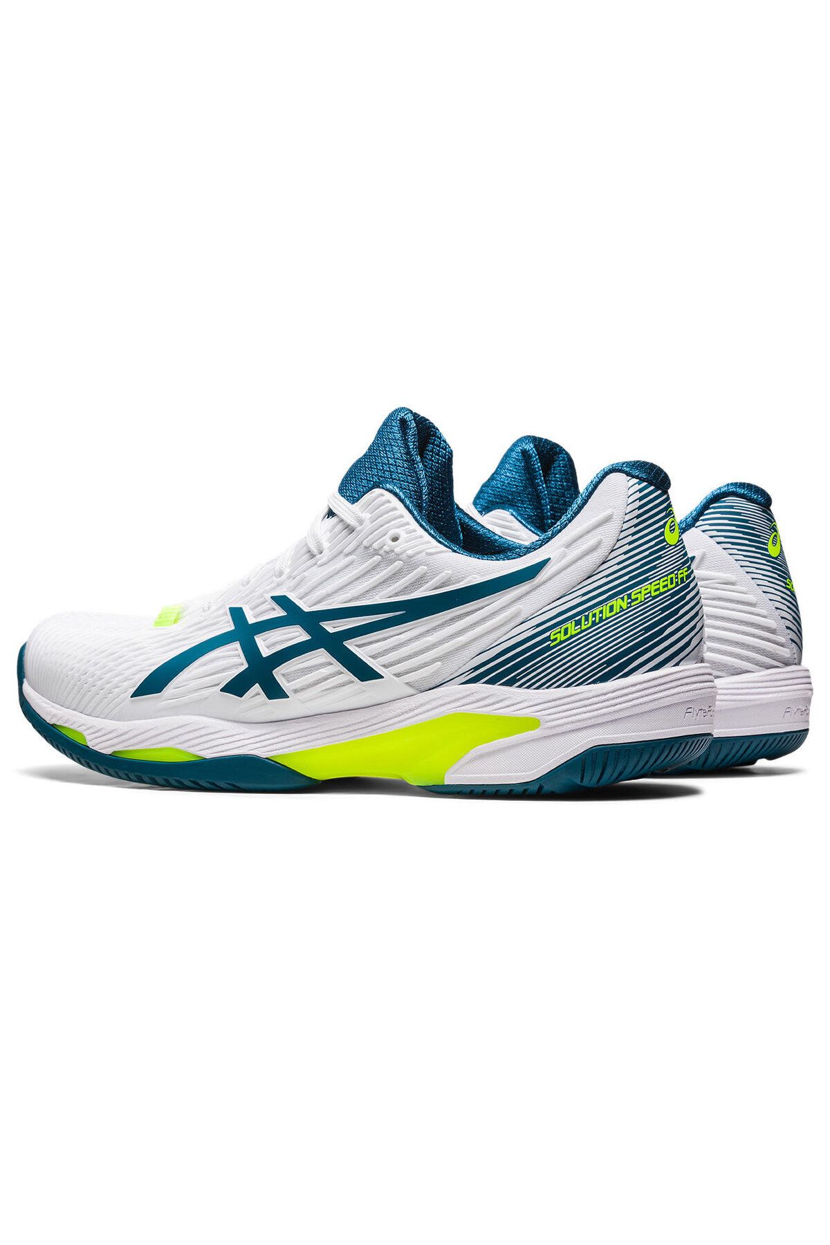 Asics کفش تنیس سفید مردانه Solution Speed ​​Ff 2