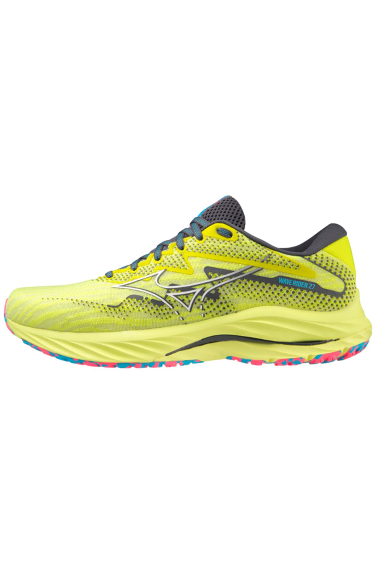 Mizuno Wave Rider 27 Men s Running Shoes Yellow Trendyol