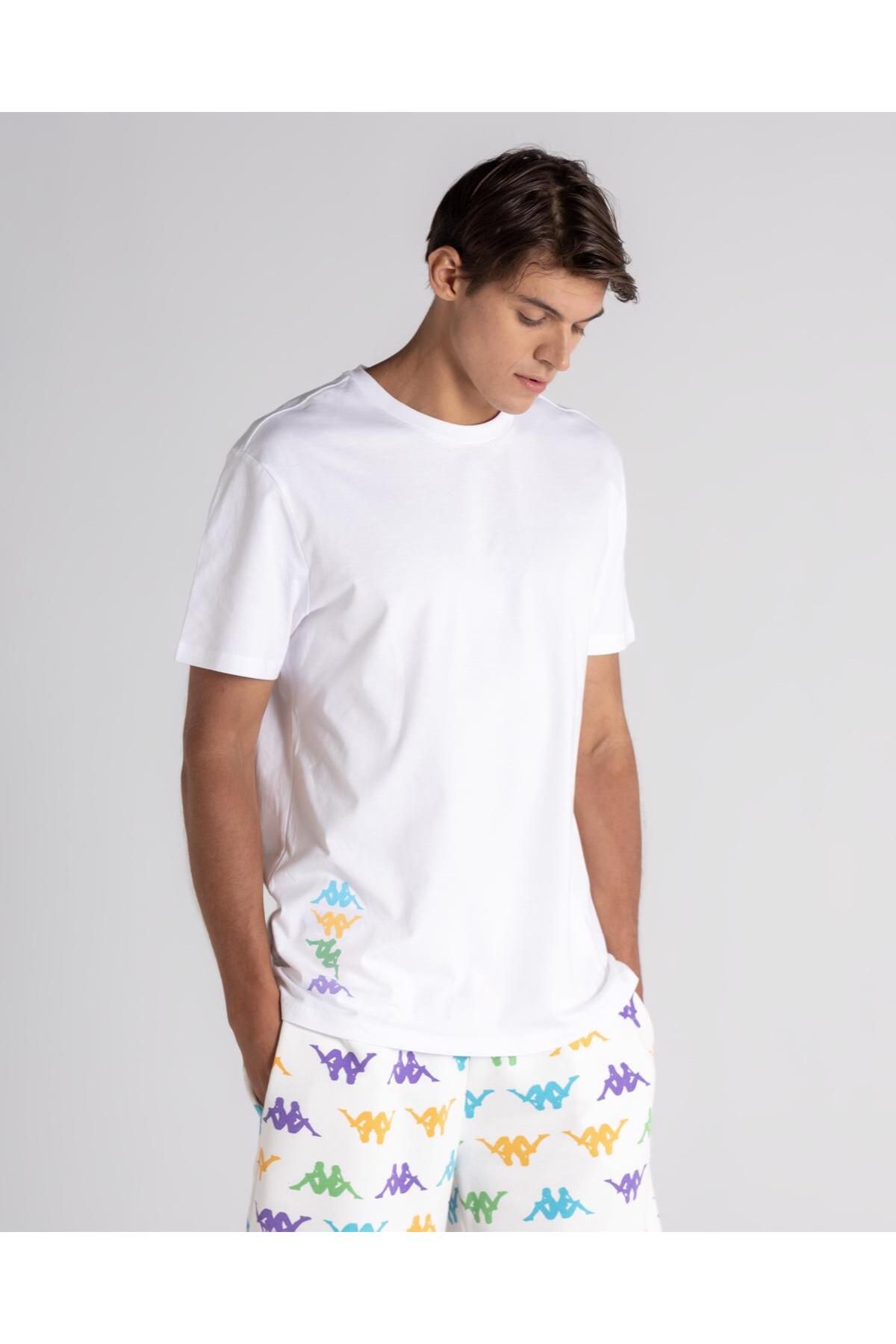Kappa Authentic Winay Men s White Regular Fit T Shirt Trendyol