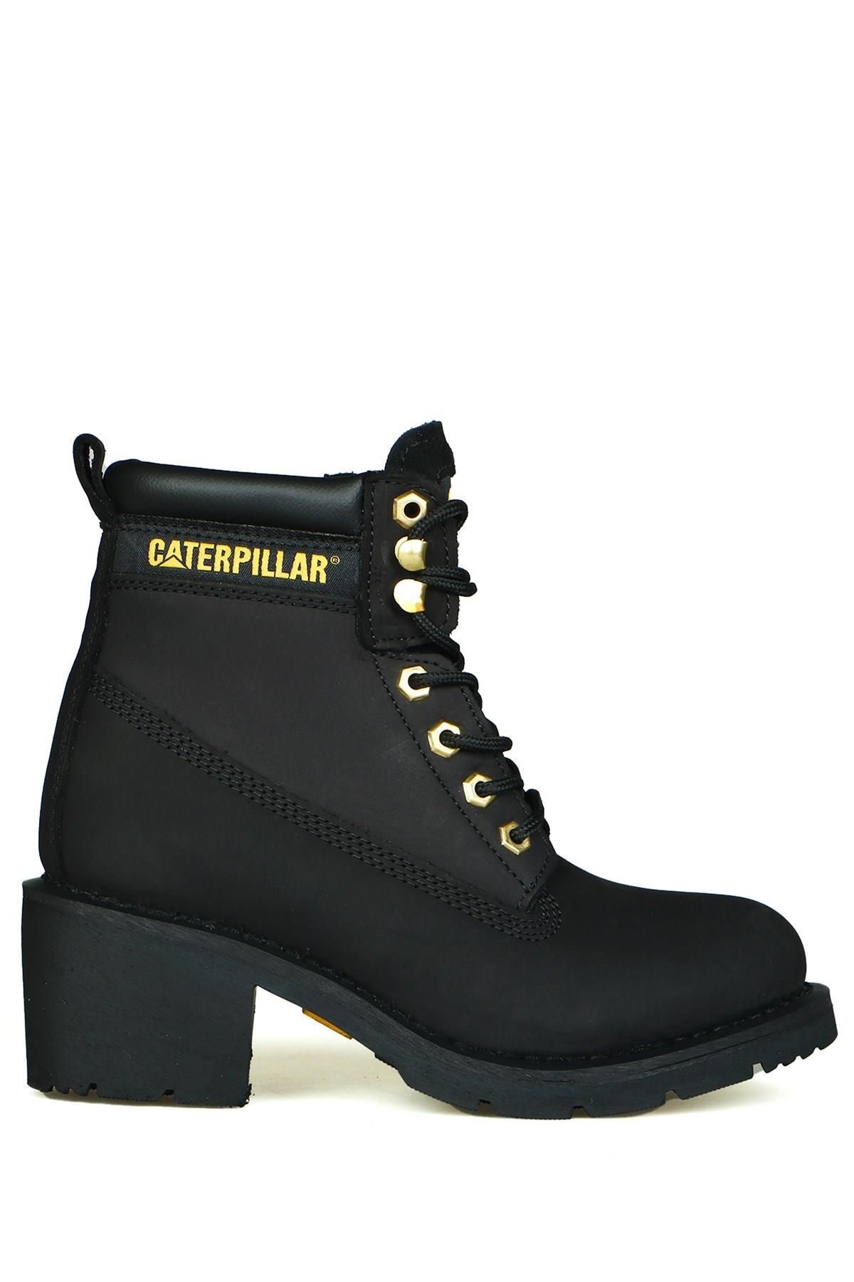 Caterpillar Ankle Boots Black Wedge Trendyol