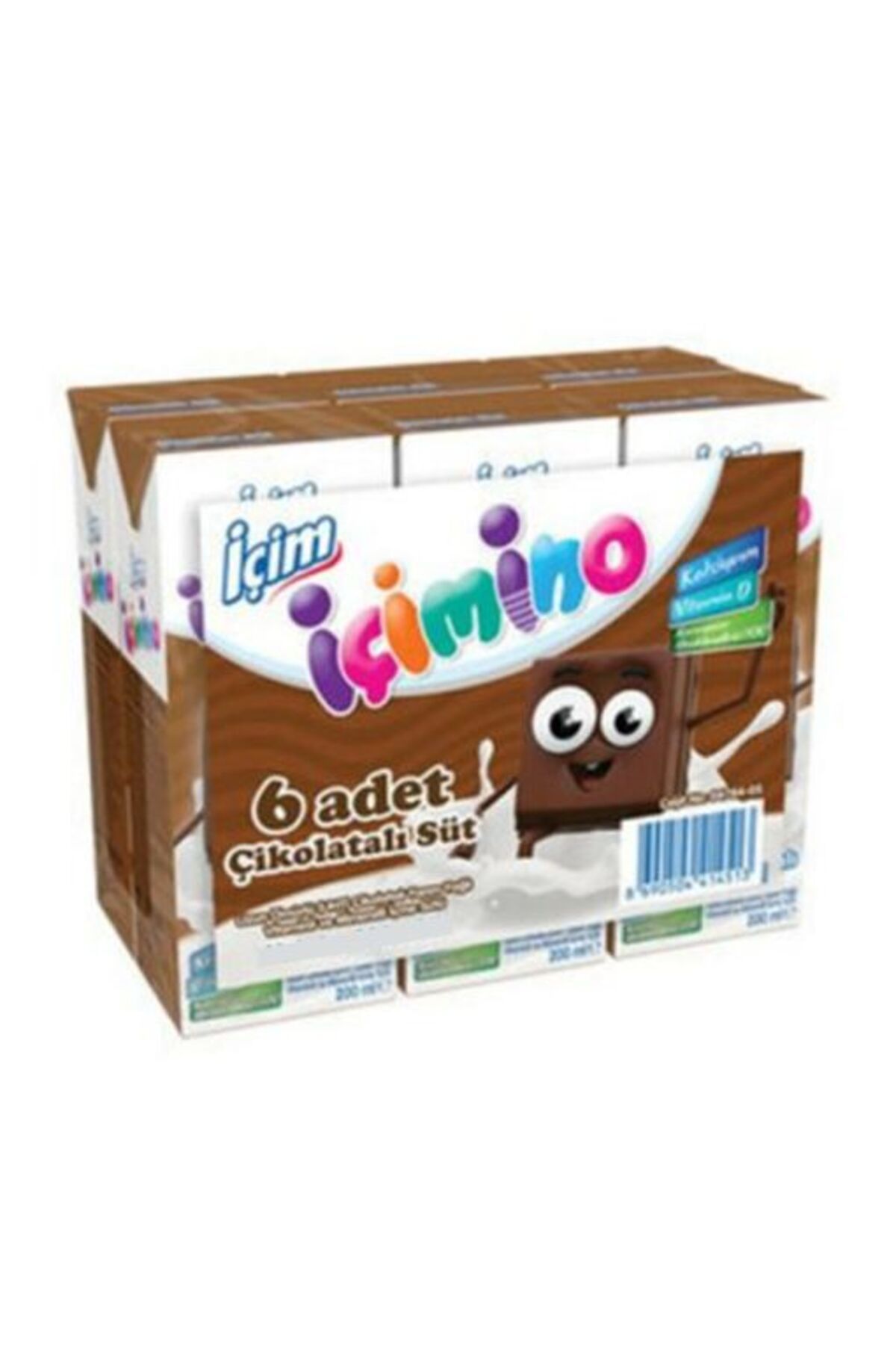 İçim Içim Içimino Çikolatalı Süt 6x180 Ml. (6'LI)