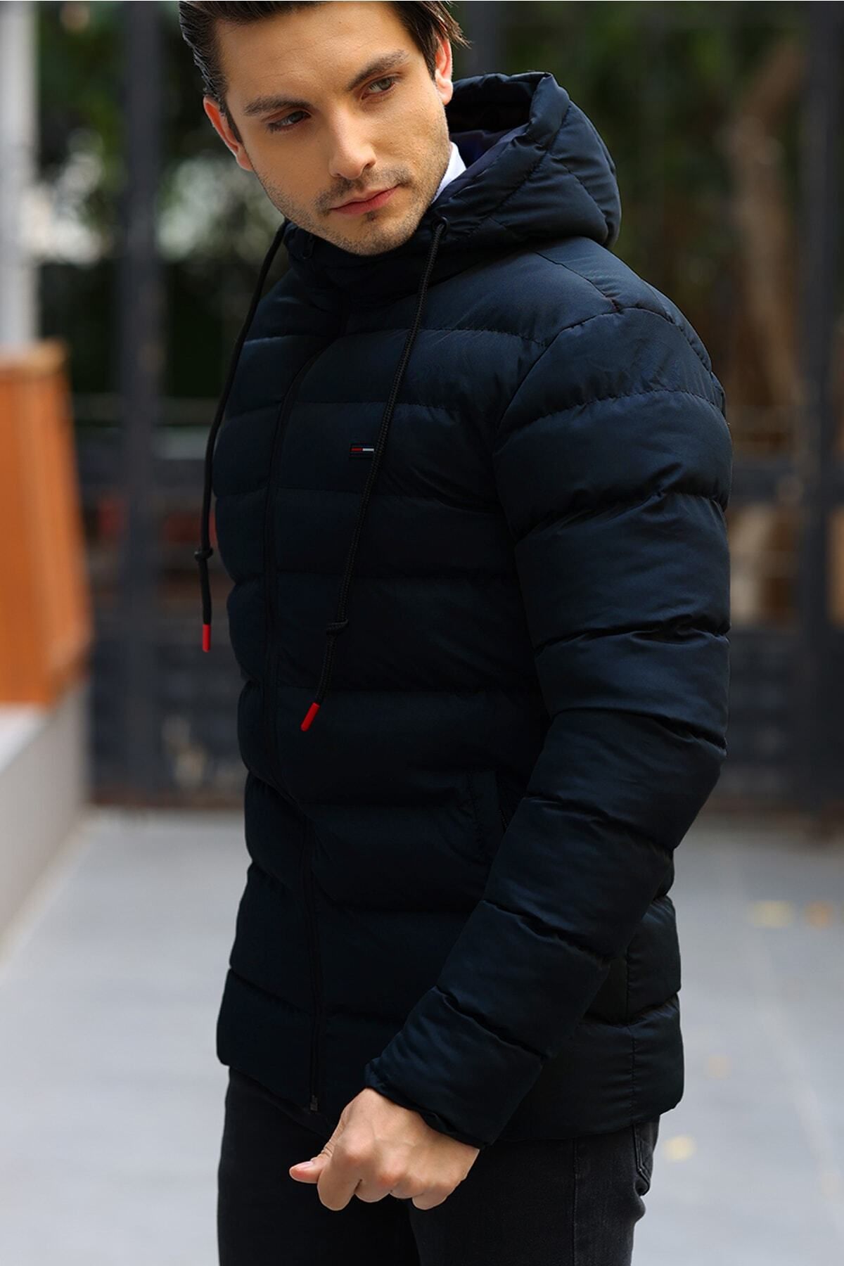 North River Men s Navy Blue Thick Lined Water and Windproof Hooded