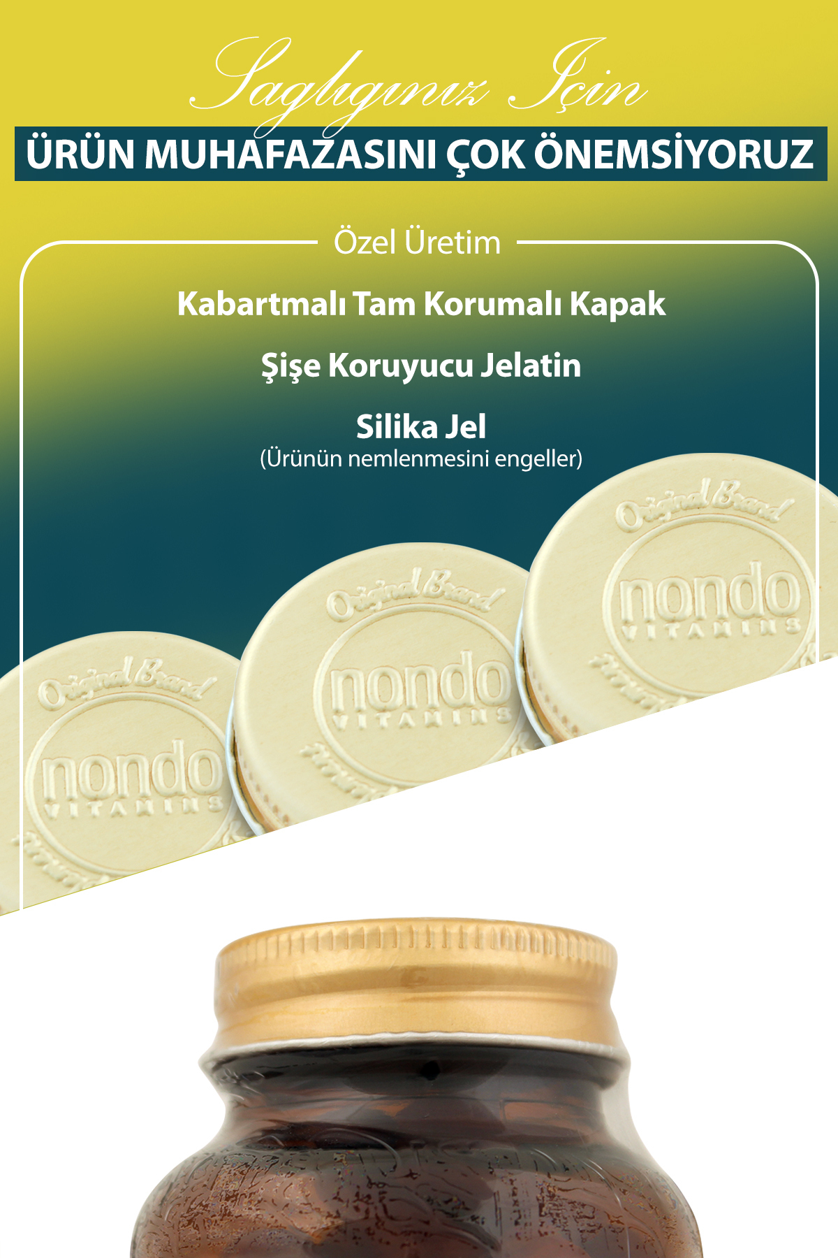 Nondo Bromelain 750mg Krom Pikolinat 60 Tablet Bromelian Ananas Özü