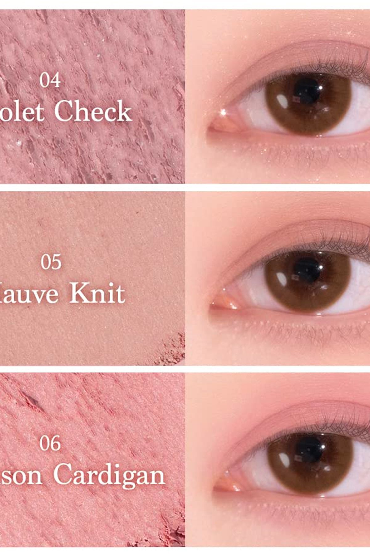 Göz Farı Eyeshadow Palette 16 Violet Knit Made In Korea (MARİCO COSMETİC) — سرمه‌ای 8809581532755 — تصویر 4 از 8
