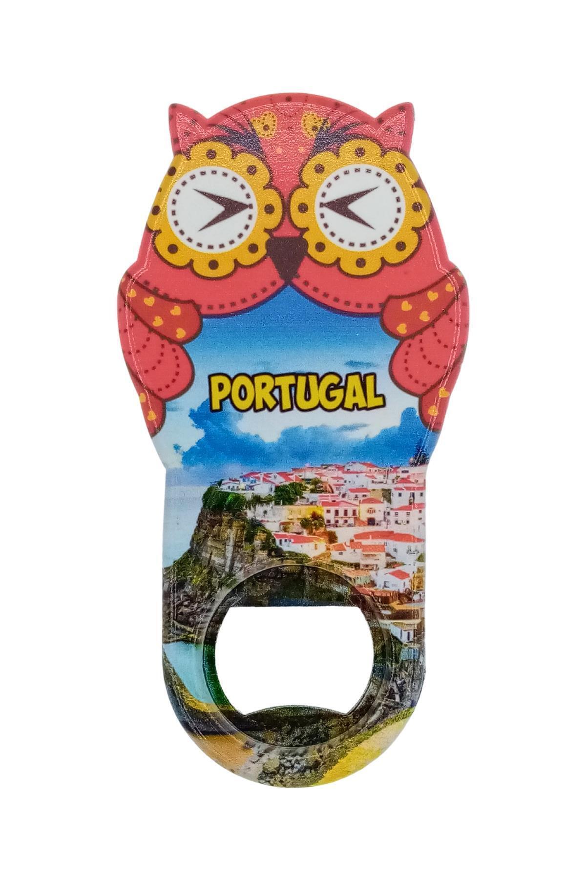 Dünyadan Hediyeler Portekiz Temalı Baykuş Magnet Kapak Açacak