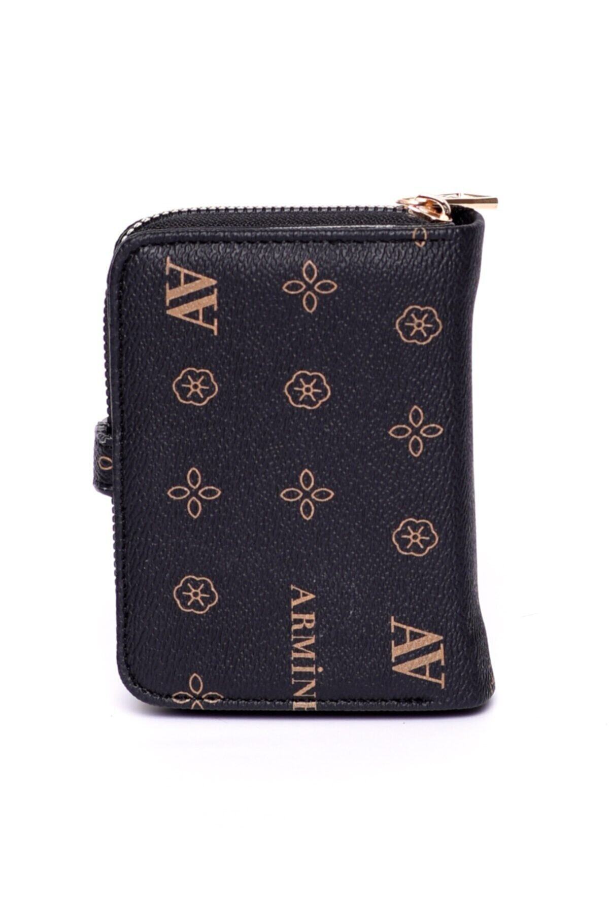 Armine-C01 Black Printed Wallet 3
