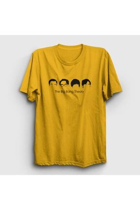 Unisex Sarı Heads The Big Bang Theory T-shirt 181240tt