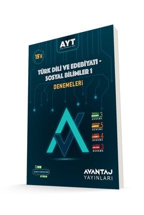 Ayt Türk Dili Ve Edebiyatı/sosyal Bilimler-1 15'li Deneme Sınavı kitapetkisi1574
