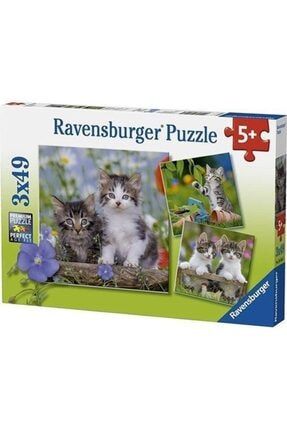 3x49 Parça Puzzle Tiger Babies 080465 RAV080465