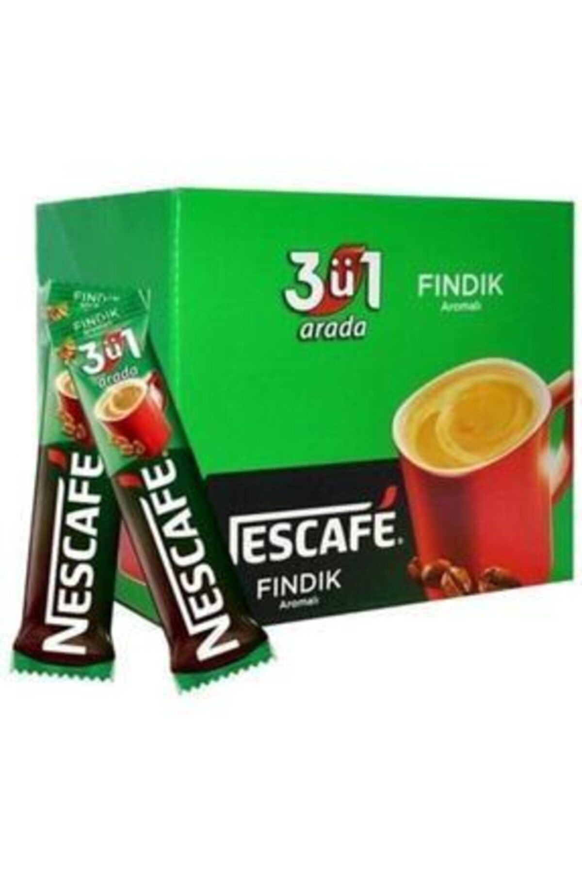 Nescafe-3 in 1 Hazelnut Coffee 17 gr X 48 Pieces 1