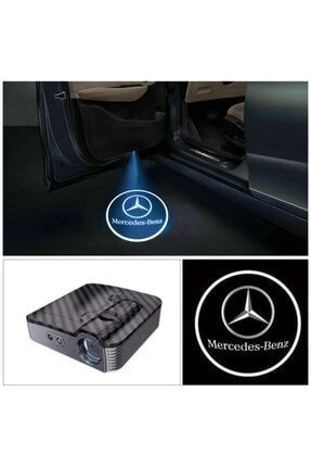 Mercedes Uyumlu Karbon Kapı Altı Led Mesafe Sensörlü Yeni Nesil CRMK00022