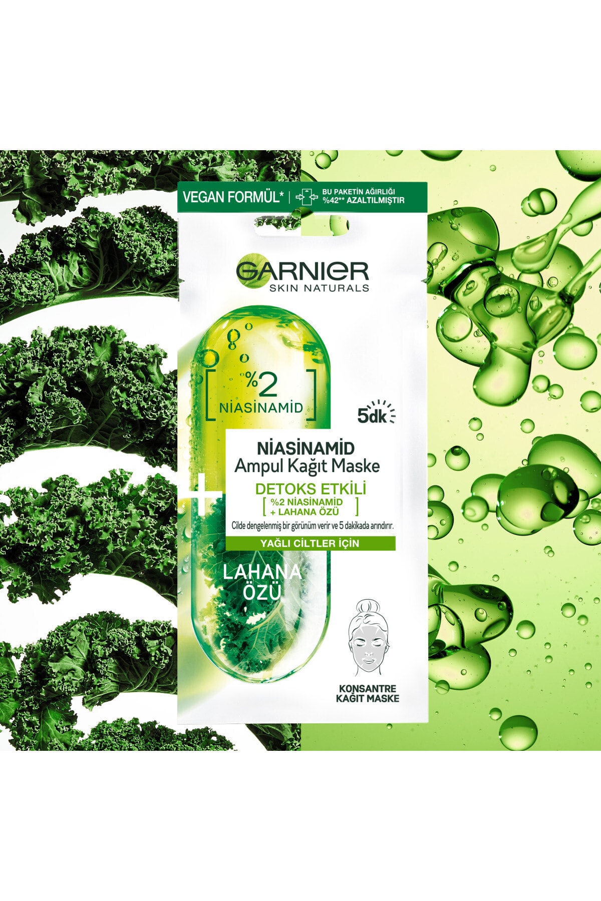 ماسک صورت  برند گارنیر اصل 3600542387149 - تصویر 5