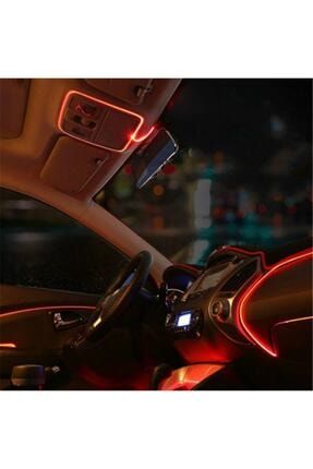 Araç İçi Kırmızı Torpido Ledi- Ip Neon Led - 2 Metre Beyaz OTO1000364