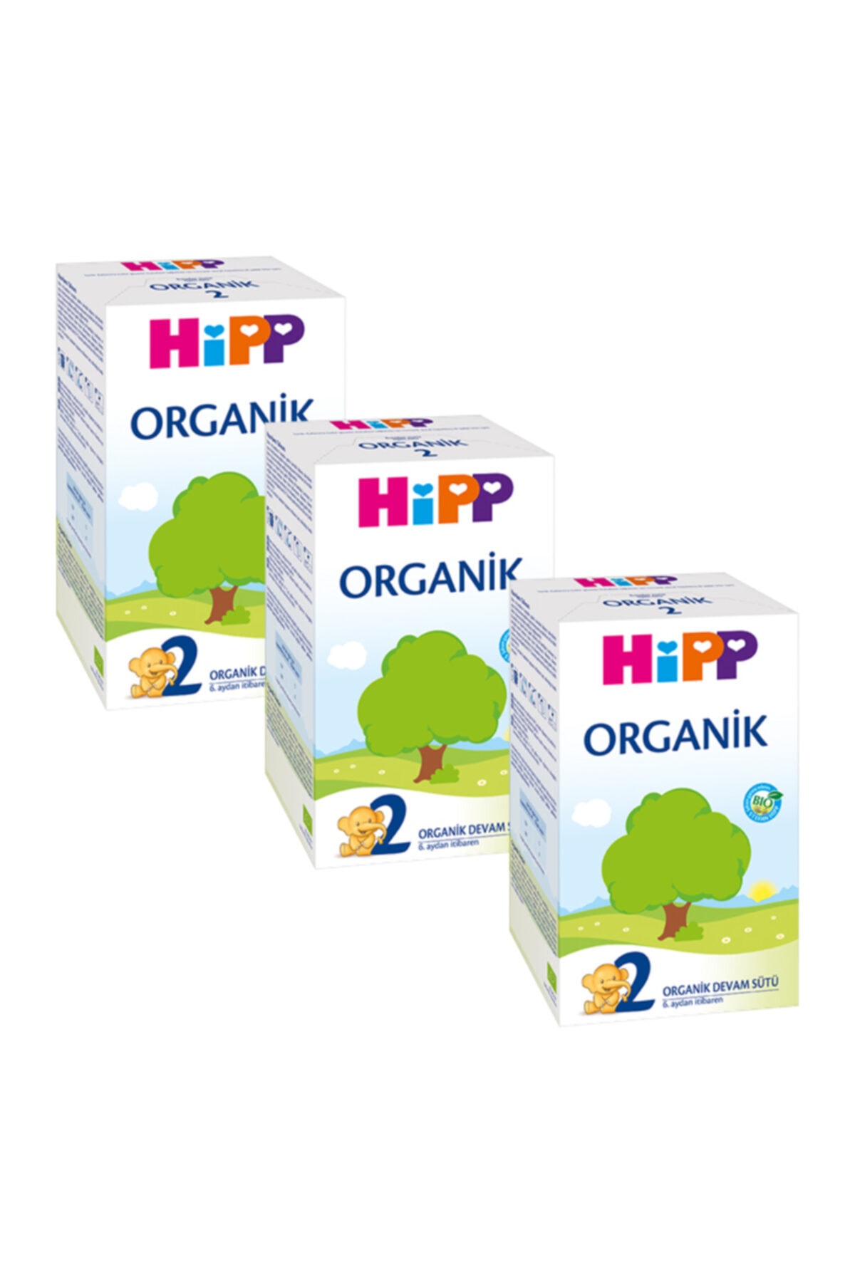Hipp 2 Organik Devam Sütü 600 Gr- 6+ Ay 3 Adet