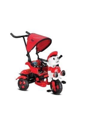 Baby Hope Yupi Panda 3 Teker Bisiklet - Kırmızı/siyah Y125-1