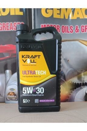 Kraftvoll Ultra Tech 5w/30 5litre (PARTİKÜLSÜZ MOTOR YAĞI) Yılmaz24427247123037