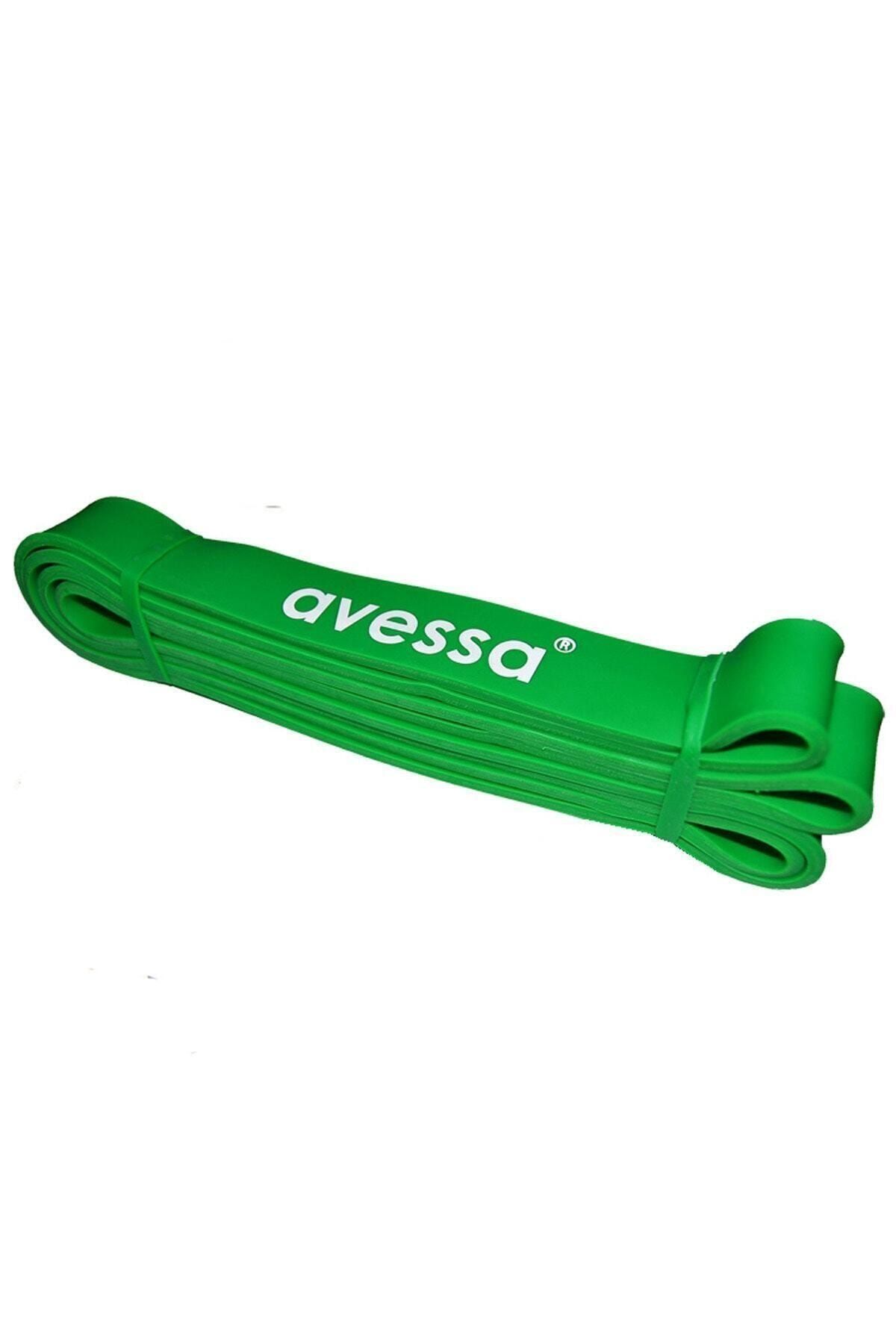 کش مقاومتی چند رنگ مردانه و زنانه لاستیک مقاومت باند قدرت لاتکس LPB32 Green Avessa