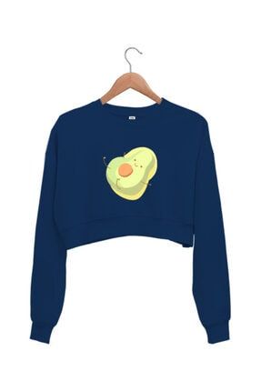 Avokado Kadın Crop Sweatshirt TD281443