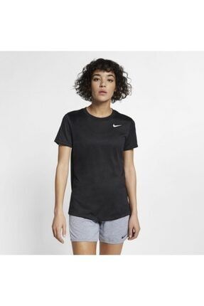 Kadın Siyah Düz T-Shirt AQ3210-010