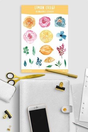 Limon Çiçeği Sticker, Çiçek Sticker limoncicegi