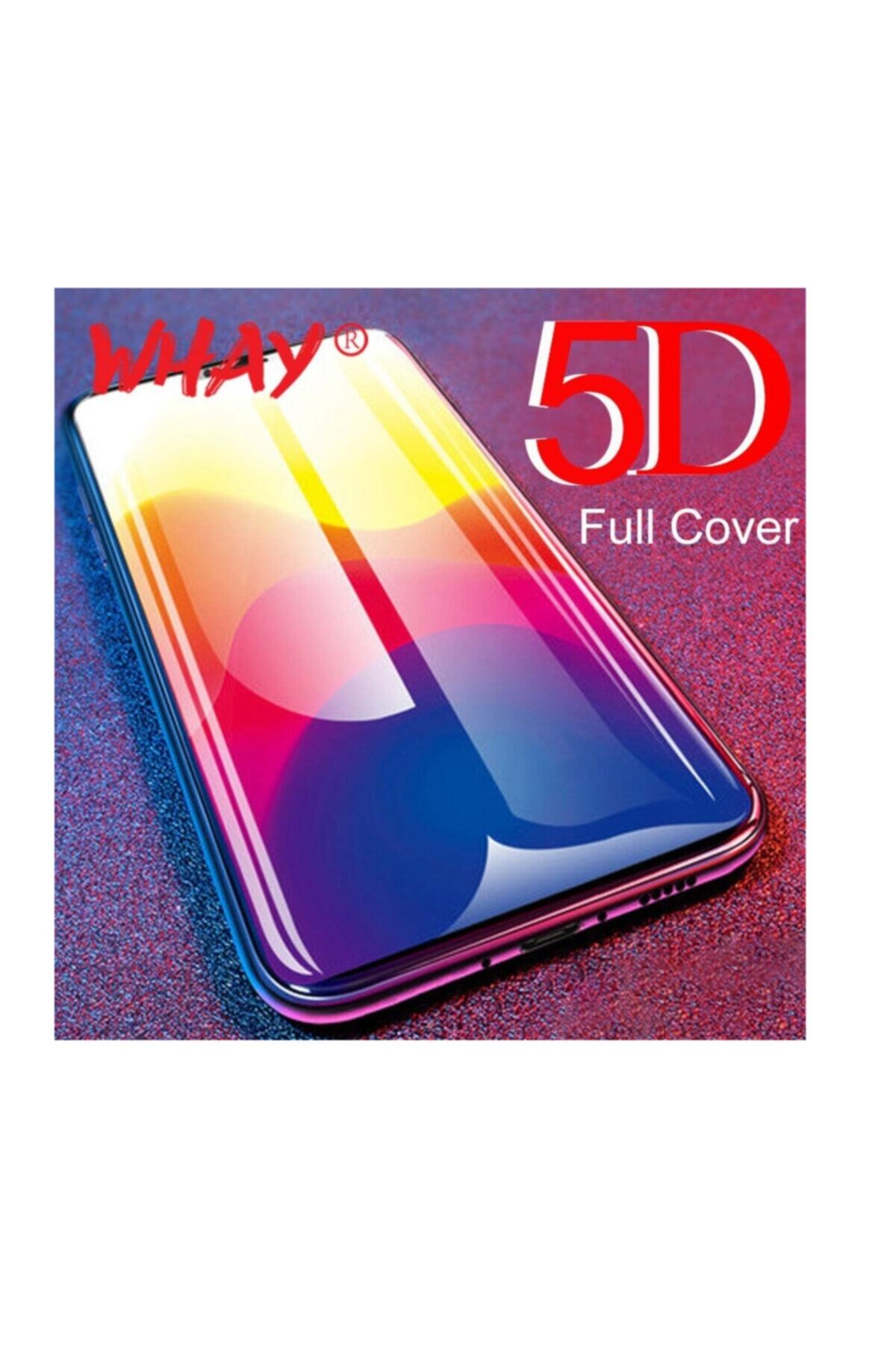 Huawei Y6 2019 Ekran Koruyucu Camı Kırılmaz Cam 5d Tam Kaplayan Cam Filmi Koruyucu Temperli Cam 3