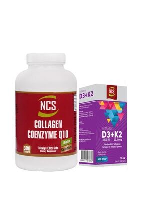 Collagen Kollajen Koenzim Coenzyme 300 Tablet Vitamin D3 K2 20 ml 488921387