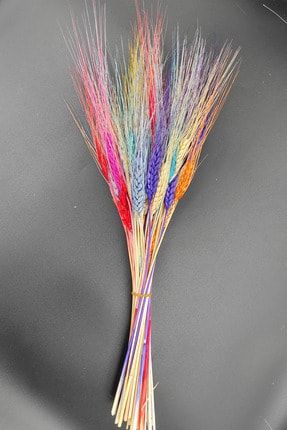 Renkli Başak Demeti Süslük Vazoluk Yapay Çiçek KCM000020