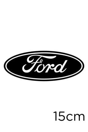 Ford Araba Araç Logosu Sticker Yapıştırma 15cm - Siyah 15CM-STK3119