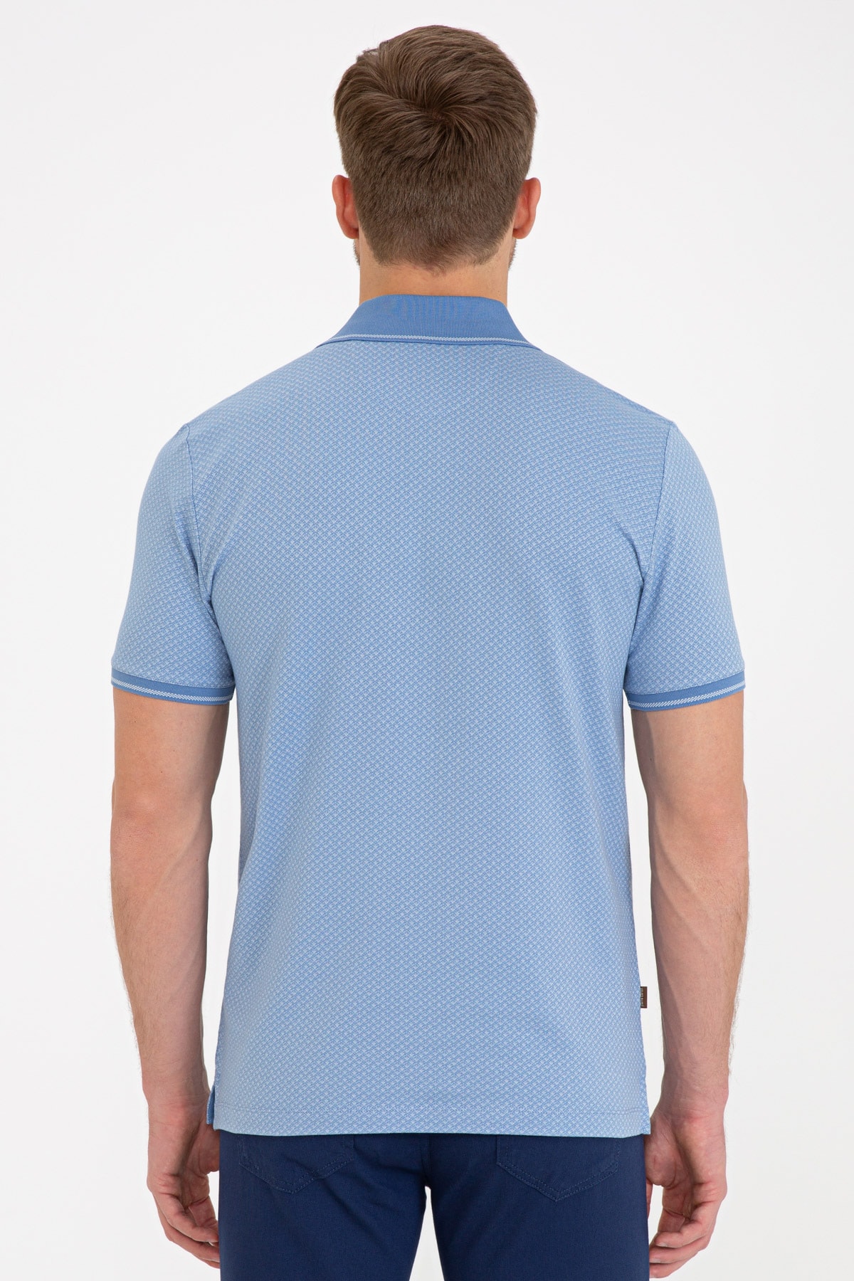 تیشرت مردانه آبی پیرکاردین | G021SZ011.000.1201239 اورجینال - تصویر 3