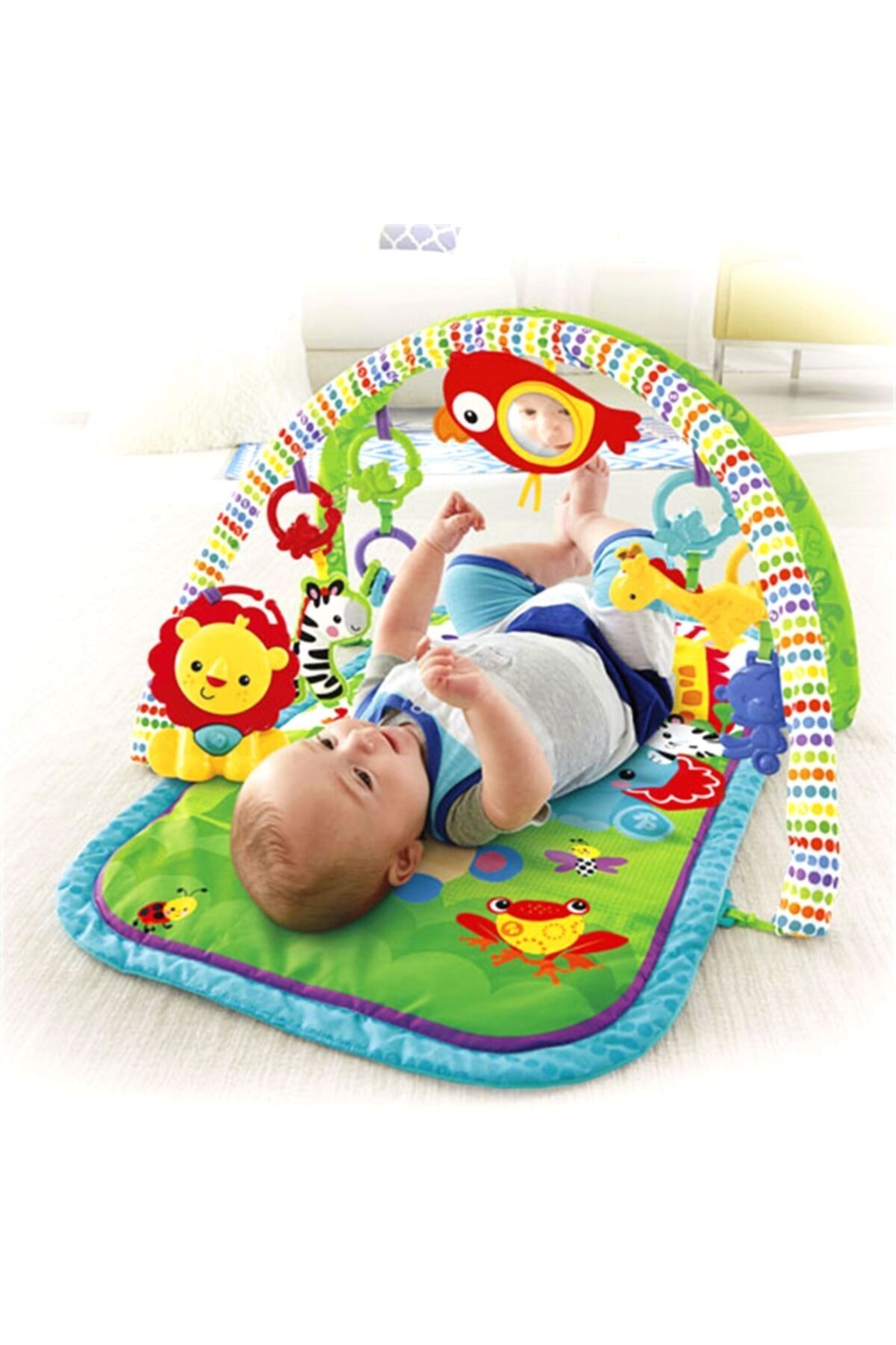 Fisher Price Yağmur Ormanı 3ü1 Arada Jimnastik Merkezi fotoğrafı 2 (önizleme)