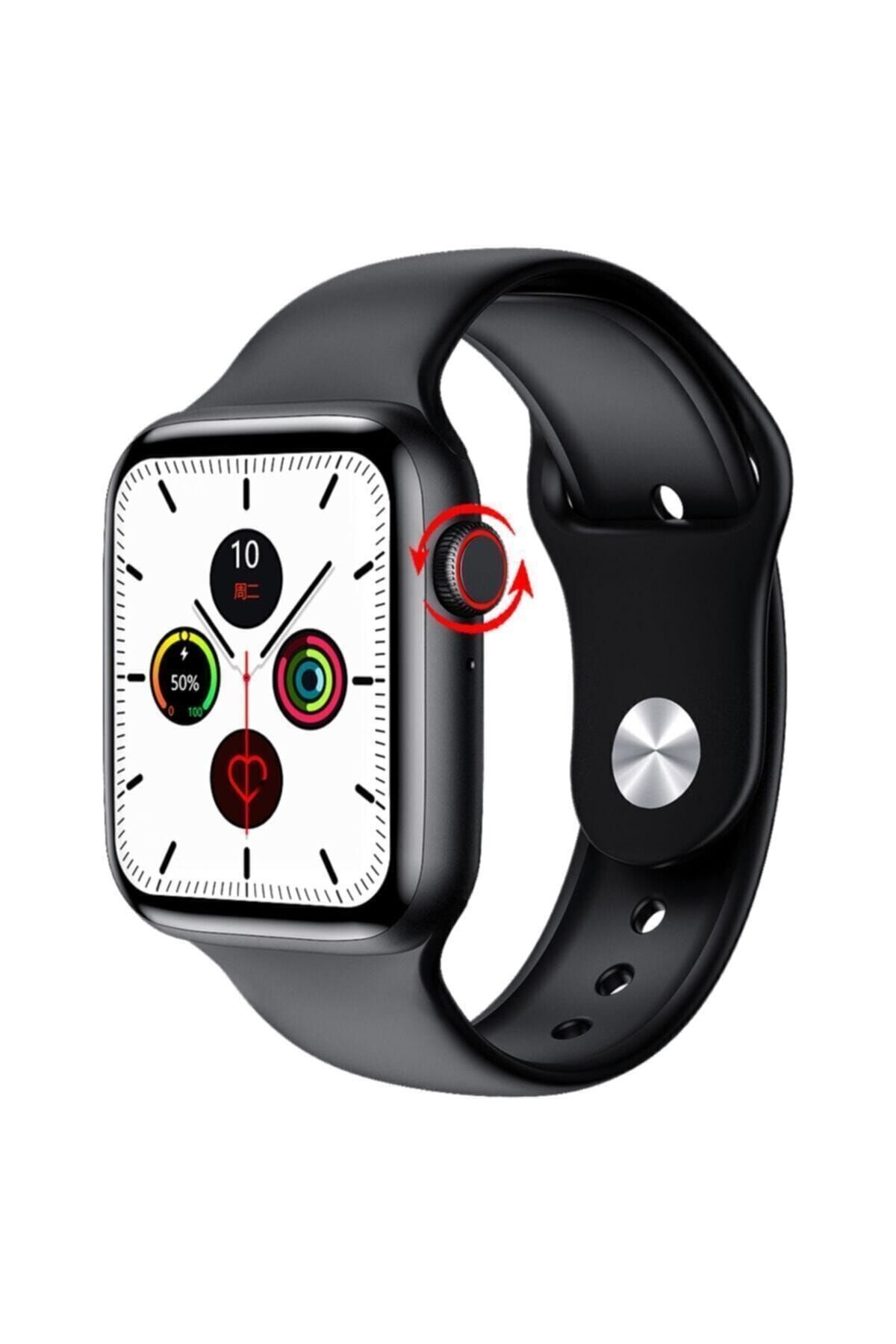 smartwatch w26 smart watch 6 plus akilli saat super copy 2 nesil yan dugme dondurme aktif fiyati yorumlari trendyol