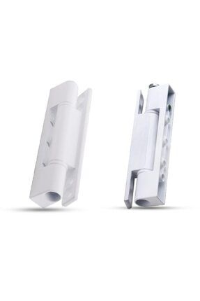Beyaz Pvc Plastik Pimapen Kapı Menteşesi 95 mm ( 2 Adet ) PVC-95-2