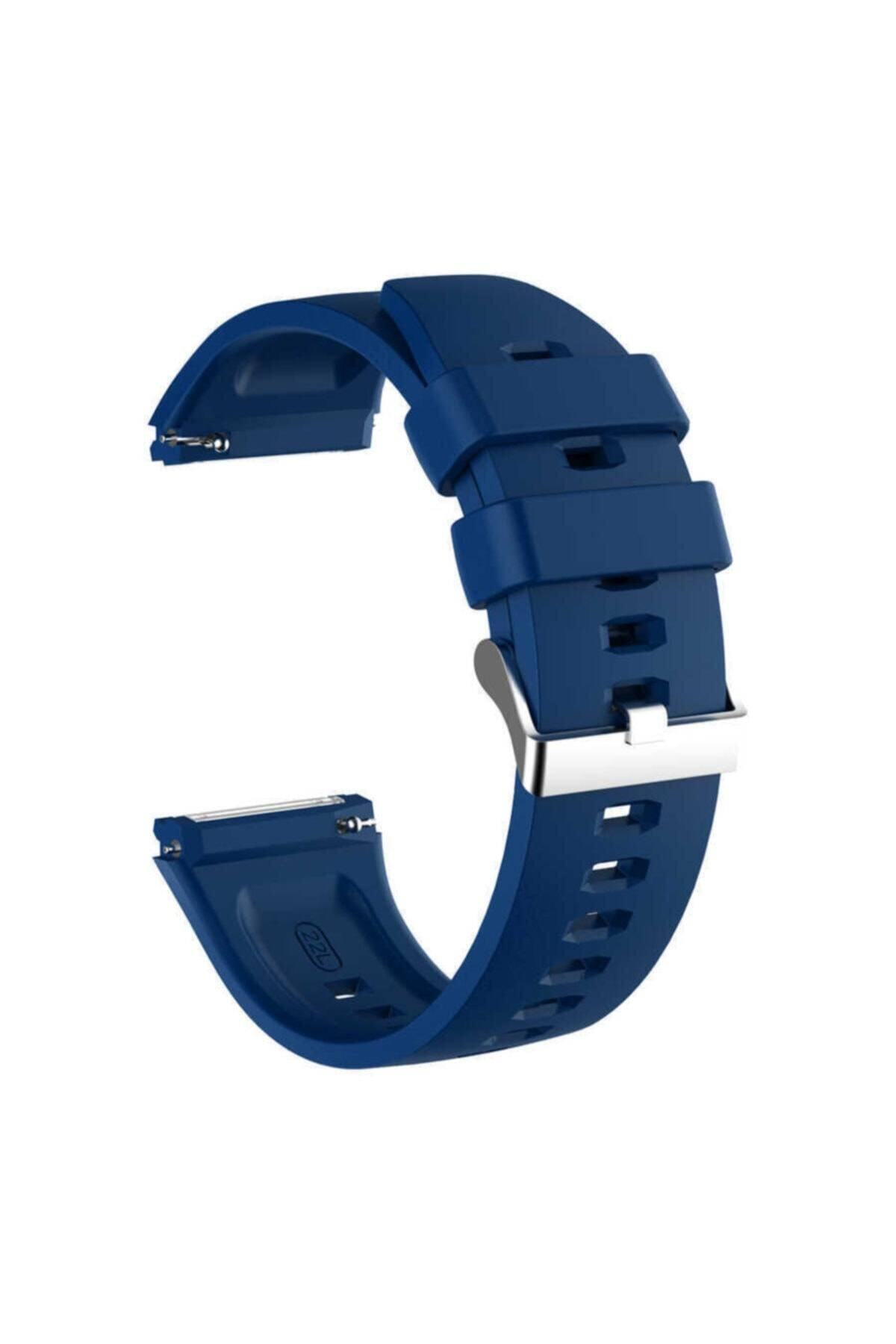 Huawei Gt 2e Uyumlu Silikon Kordon - Lacivert