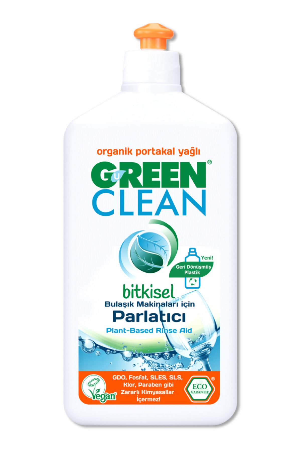 Organik Portakal Yağlı Bulaşık Makinesı Parlatıcı 500 ml